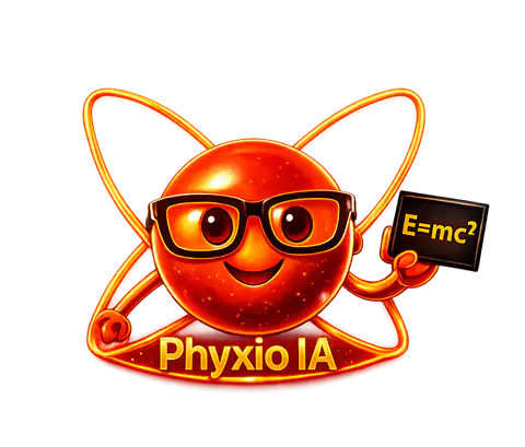 Phyxi, the Phyxio AI mascot, welcoming you